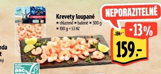 Krevety loupané Albert
