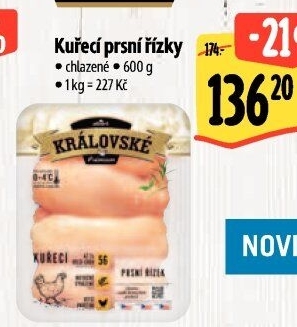 Kuřecí prsní řízky královské Premium Albert