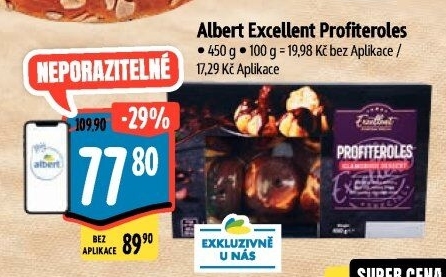 Profiteroles Albert Excellent