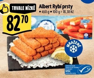 Rybí prsty mražené Albert