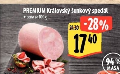 Salám šunkový královský speciál Premium Albertovo uzenářství
