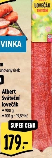 Salám Sváteční lovečák Albert