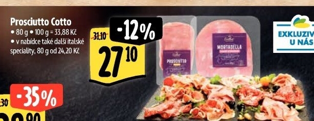 Šunka Prosciutto Cotto Albert Excellent