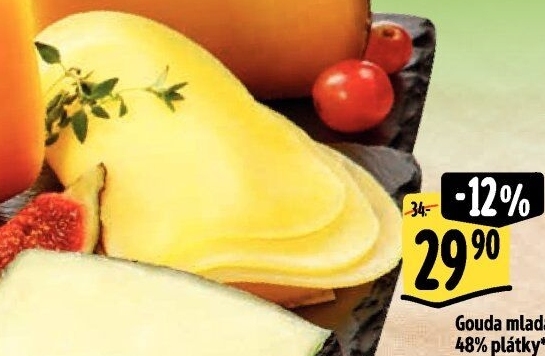Sýr Gouda mladá 48%