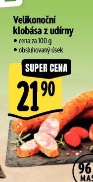 Velikonoční klobása z udírny