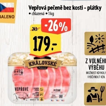 Vepřová pečeně bez kosti Královská Albert