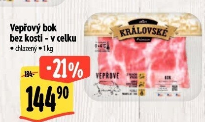 Vepřový bok bez kosti Královský Albert