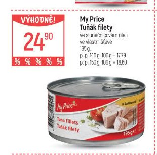 My Price Tuňák filety