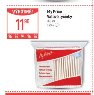 My Price Vatové tyčinky