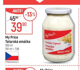 My Price Tatarská omáčka