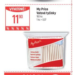 My Price Vatové tyčinky