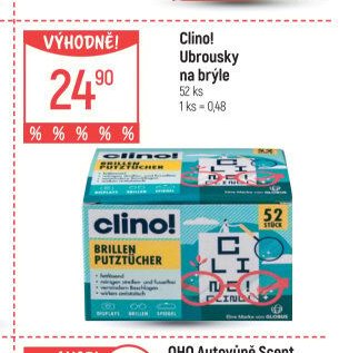 Clino! Ubrousky na brýle
