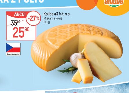 Koliba 43 % t. v s. Mlékarna Polná