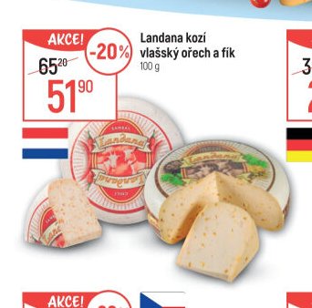 Landana kozí vlašský ořech a fík