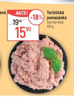 Turistická pomazánka Gurmán klub