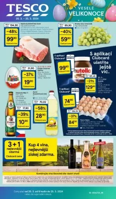 akční leták Tesco 20.3.2024-25.3.2024