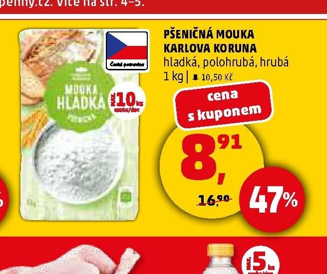 PŠENIČNÁ MOUKA KARLOVA KORUNA 1 kg