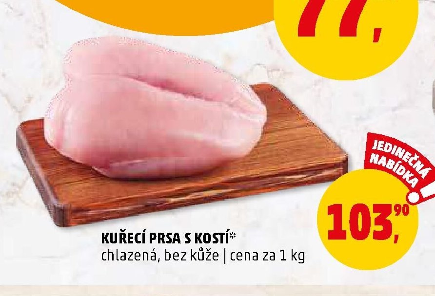 KUŘECÍ PRSA S KOSTÍ