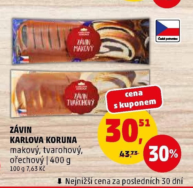 ZÁVIN KARLOVA KORUNA