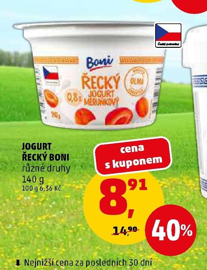 JOGURT ŘECKÝ BONI různé druhy