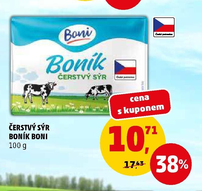 Čerstvý sýr Boník Boni 100 g