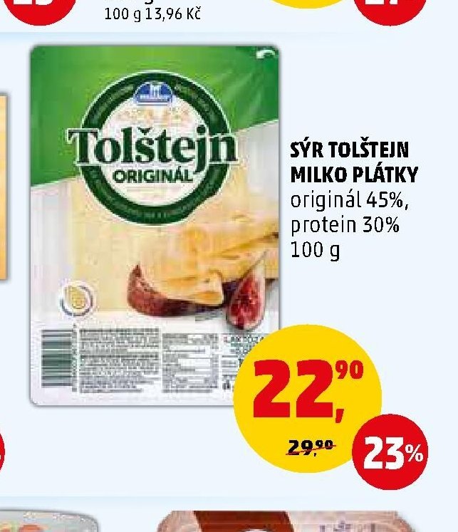 SÝR TOLŠTEJN MILKO PLÁTKY