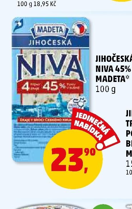 JIHOČESKÁ NIVA 45% MADETA