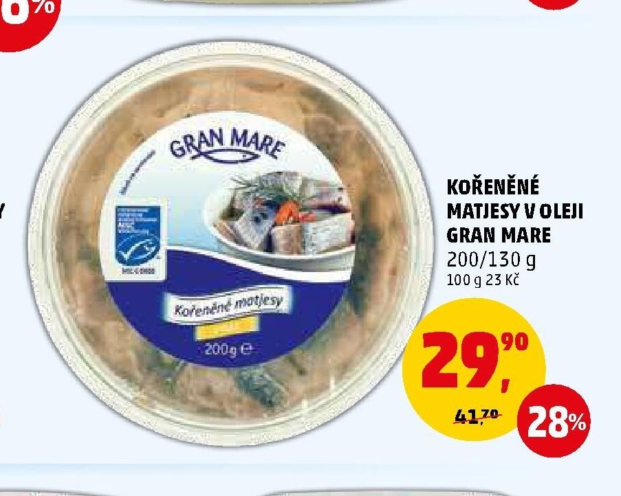 KOŘENĚNÉ MATJESY V OLEJI GRAN MARE