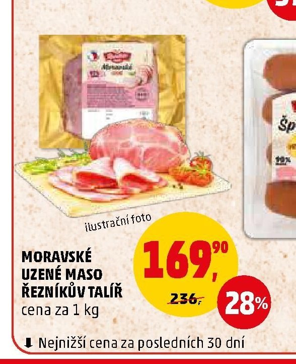 MORAVSKÉ UZENÉ MASO ŘEZNÍKŮV TALÍŘ