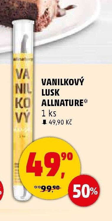 Vanilkový lusk Allnature