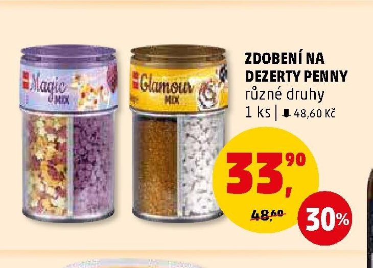 Zdobení na dezerty Penny