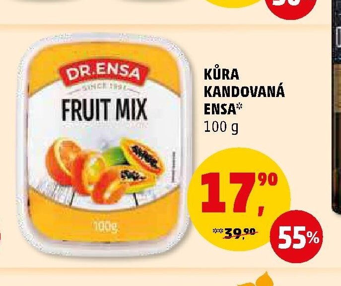 Kůra kandovaná Ensa