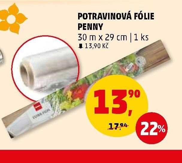 Potravinová fólie Penny