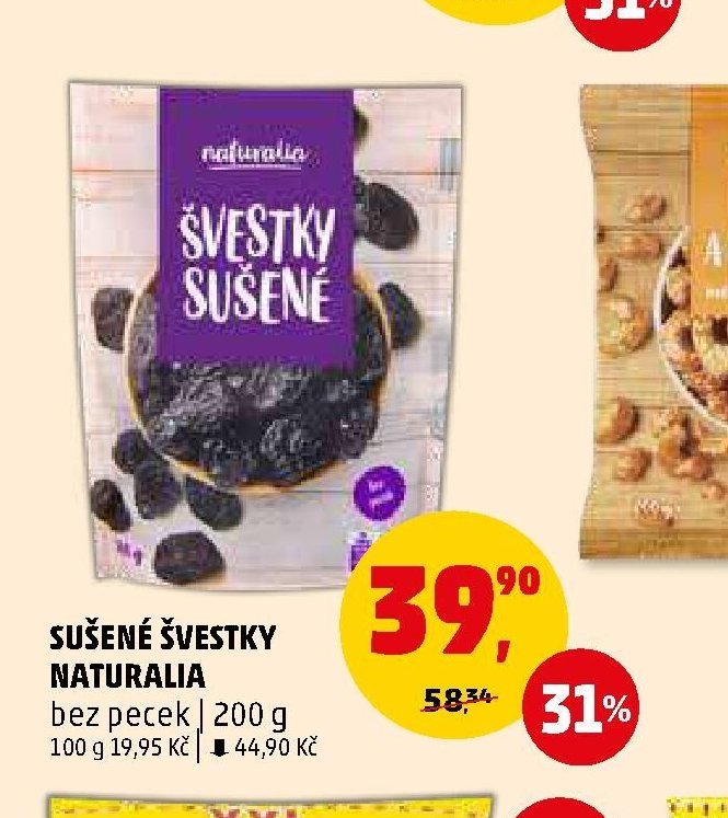SUŠENÉ ŠVESTKY NATURALIA