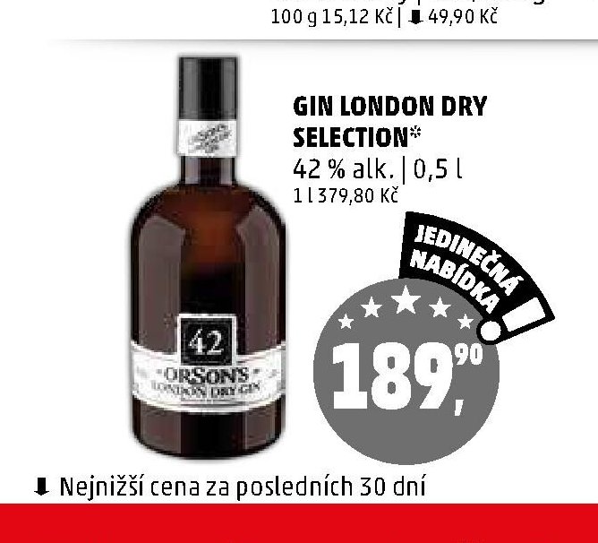 Gin London Dry Selection