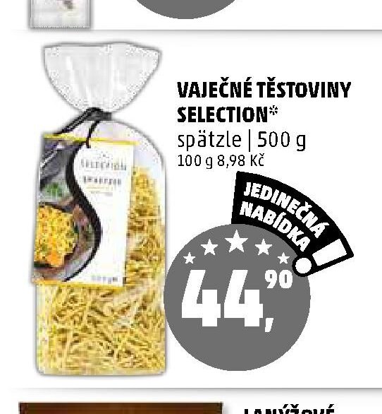 VAJEČNÉ TĚSTOVINY SELECTION