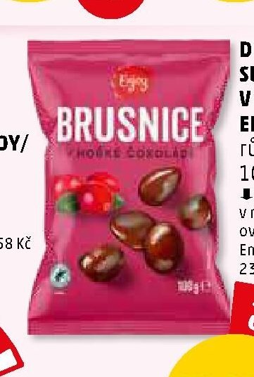 Dražované suché plody v čokoládě Enjoy