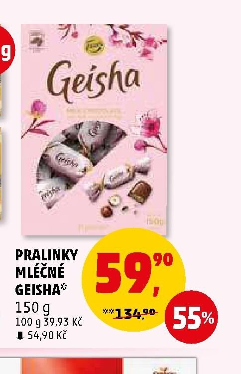 Pralinky mléčné Geisha 150 g