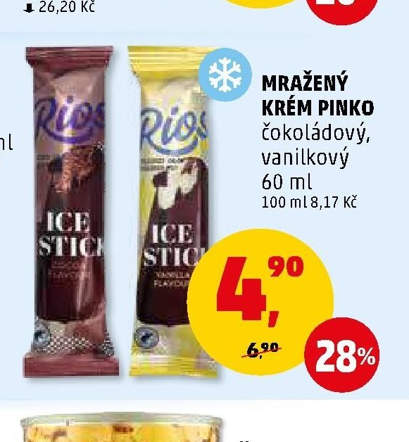 MRAŽENÝ KRÉM PINKO