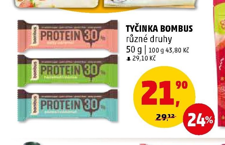 TYČINKA BOMBUS různé druhy 50 g