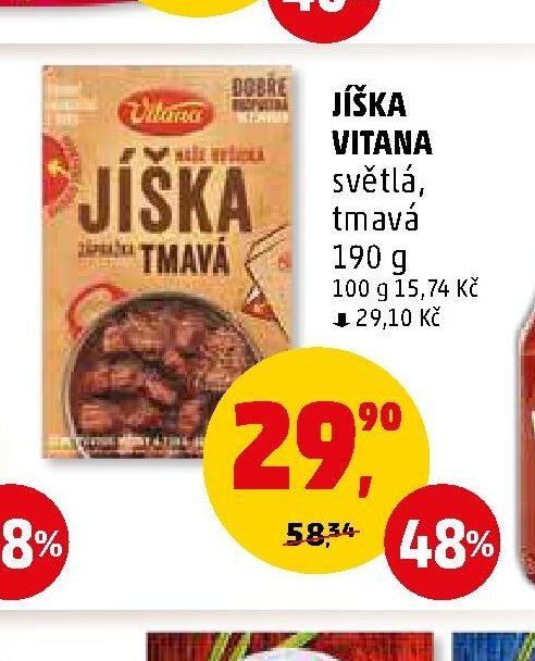 JÍŠKA VITANA světlá, tmavá 190 g