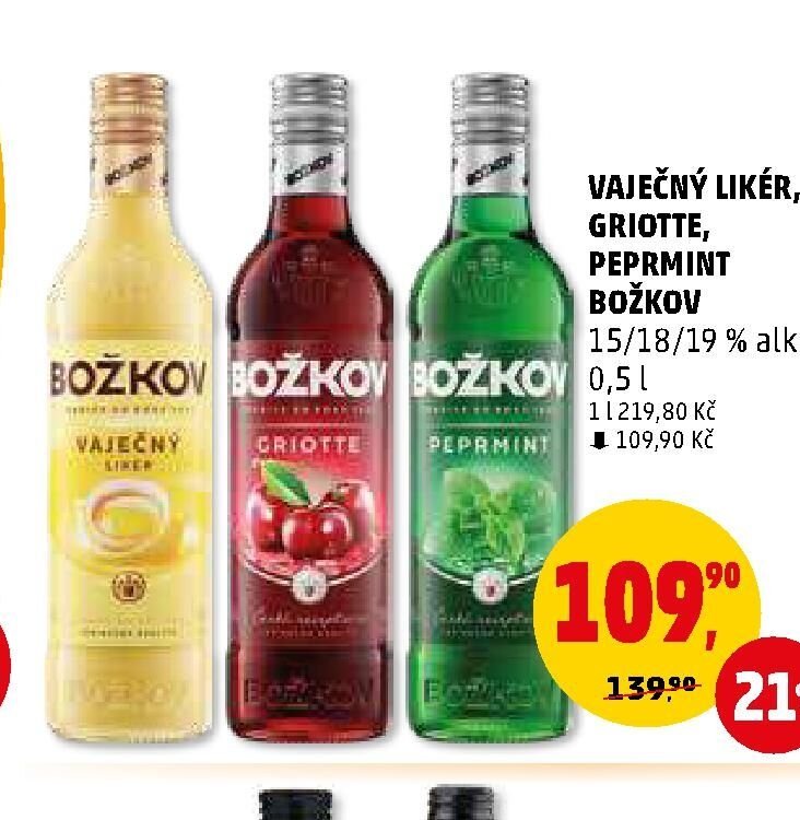 Božkov Vaječný, Griotte, Peprmint