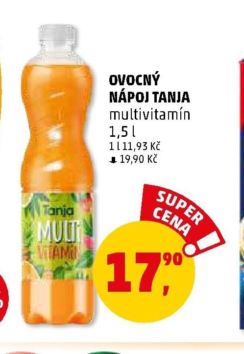 Ovocný nápoj Tanja multivitamin