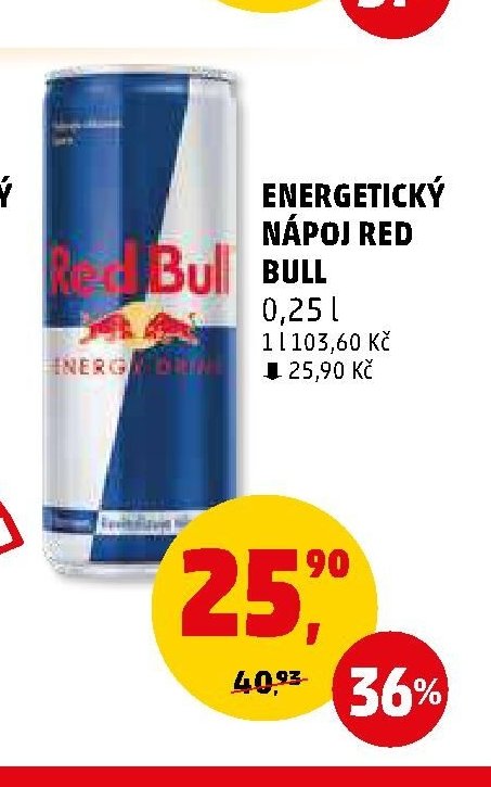 Energetický nápoj Red Bull