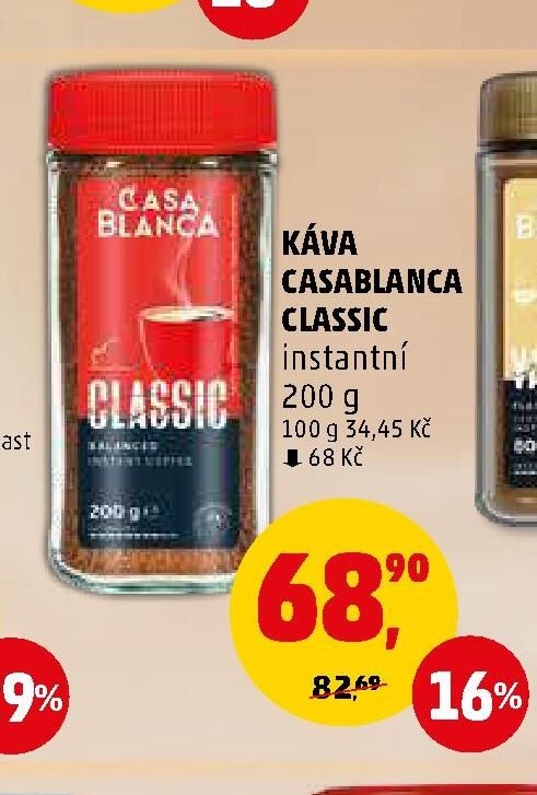 Káva Casablanca Classic instantní 200 g