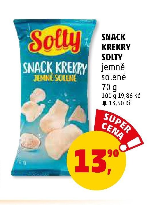 Solty snack krekry jemně solené