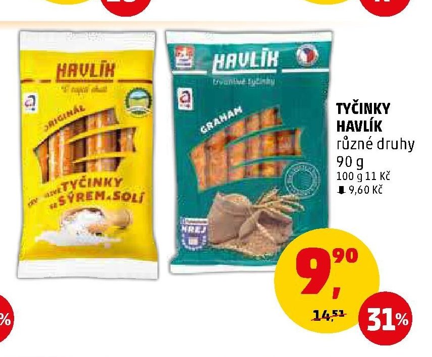 Tyčinky Havlík