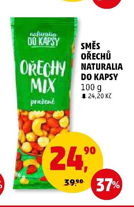 Směs ořechů Naturalia do kapsy