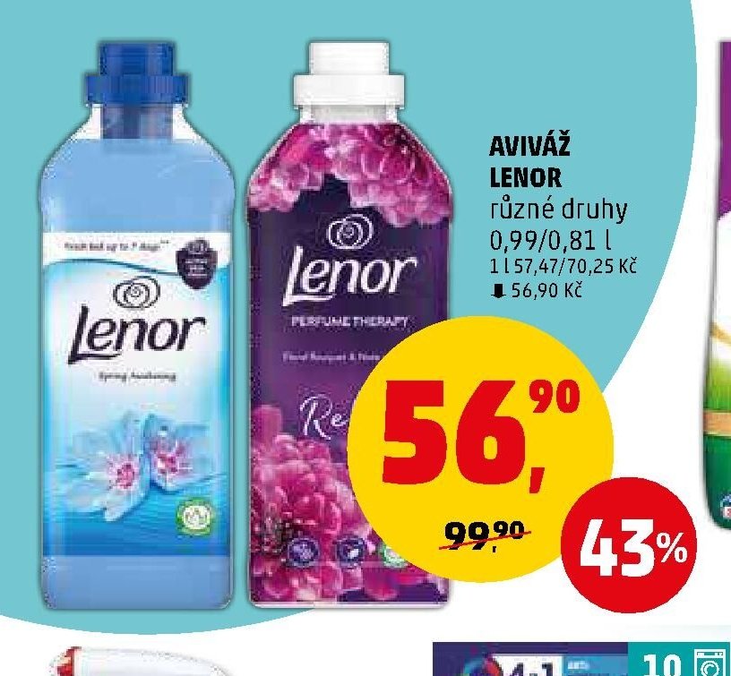 AVIVÁŽ LENOR různé druhy