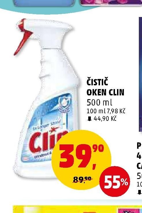 ČISTIČ OKEN CLIN